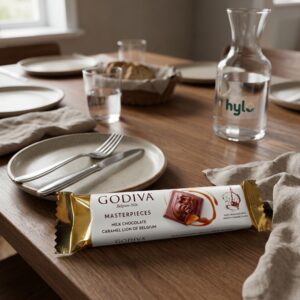 Godiva Masterpieces Milk Chocolate Caramel Lion of Belgium, 32g