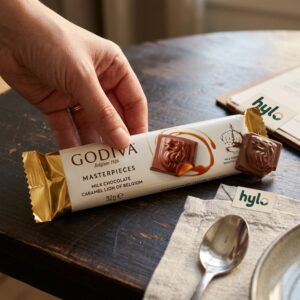 Godiva Masterpieces Milk Chocolate Caramel Lion of Belgium, 32g