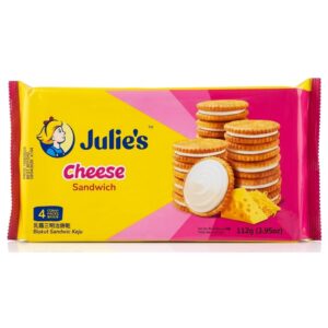 Julie's Cheese Sandwich Biscuits, 112g (4 Convipacks) Julie's Cheese Sandwich Biscuits, 112g (4 Convipacks)