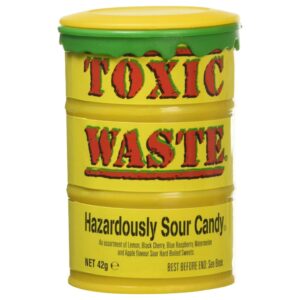 Toxic Waste Hazardously Sour Candy Assortment, 42g Toxic Waste Hazardously Sour Candy Assortment, 42g