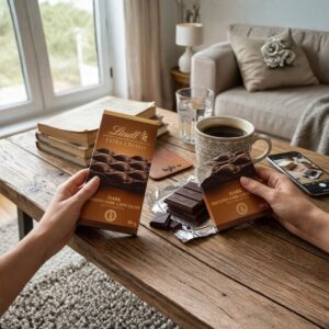 Lindt Extra Creamy Dark Chocolate, 47% Cacao, 80g