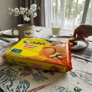 Julie's Peanut Butter Sandwich Biscuits, 180g (7 Convipacks + Extra 30g)
