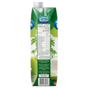 Rubicon Exotic 100% Natural Organic Coconut Water, 1L
