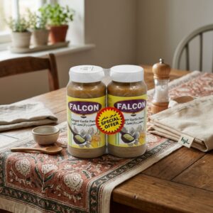Falcon Home Style Ginger Garlic Paste, 2 x 500g Special Offer