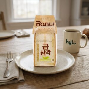 RanLi Handcrafted Golden Triangle Sandwich, Barley Grass Flavour, 100g