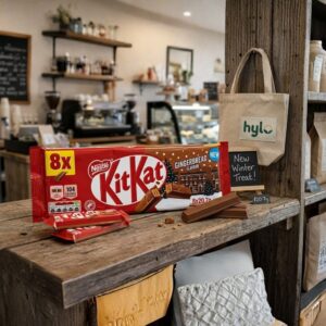 KitKat Gingerbread Flavour Chocolate Bars, 8x20.7g