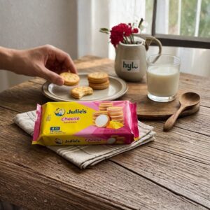 Julie's Cheese Sandwich Biscuits, 112g (4 Convipacks)