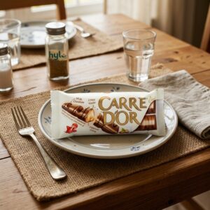 Carre D'Or Milk Chocolate Crispy Wafer with Hazelnut Filling, X2 Pack, 35g