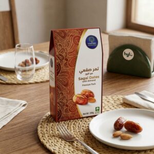 Sagai Dates with Almond Premium Pack, 200g