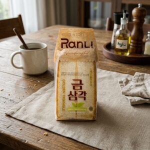 RanLi Handcrafted Golden Triangle Sandwich, Barley Grass Flavour, 100g
