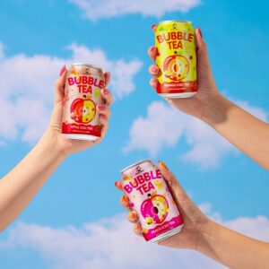 Madam Hong Bubble Tea Mango Iced Tea with Bursting Bubble, 320ml