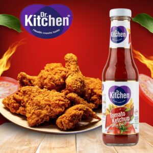 Dr. Kitchen Tomato Ketchup, 3 x 340g