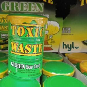 Toxic Waste Green Sour Candy Assortment, 42g