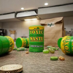 Toxic Waste Green Sour Candy Assortment, 42g