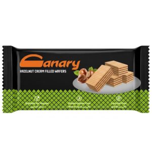 Canary Hazelnut Cream Filled Wafers, 45g Canary Hazelnut Cream Filled Wafers, 45g