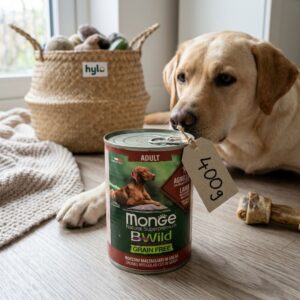 Monge BWild Grain Free Adult Dog Food, Lamb with Pumpkin & Zucchini, 400g