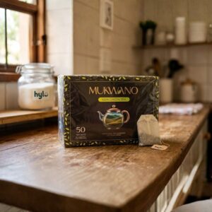 Mukwano 100% Green Tea, 100g (50 Tea Bags)