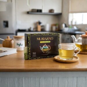 Mukwano 100% Green Tea, 100g (50 Tea Bags)