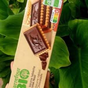 Carrefour BIO Biscuits Dark Chocolate 12 Pieces, 150g
