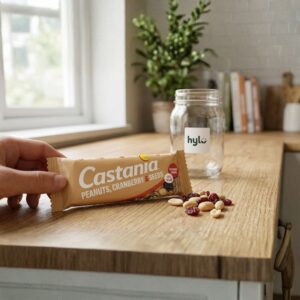 Castania Peanuts Cranberry and Seeds Bar, 38g