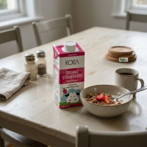Koita Organic Strawberry Low Fat Milk, 200ml