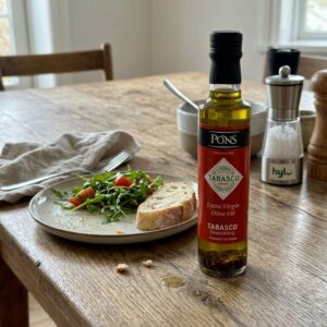 Pons Extra Virgin Olive Oil with Tabasco Seasoning, 250ml