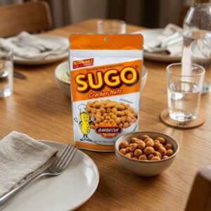 Sugo Cracker Nuts Barbecue Flavor, 100g