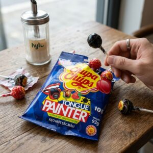 Chupa Chups Tongue Painter Lollipops, 10 Sticks, 93g
