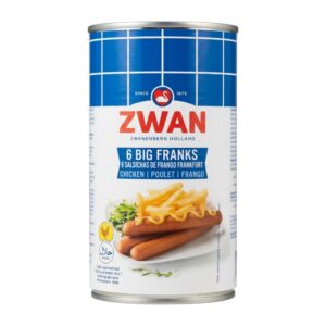 ZWAN Chicken Frankfurters, 6 Big Franks, 300g ZWAN Chicken Frankfurters, 6 Big Franks, 300g