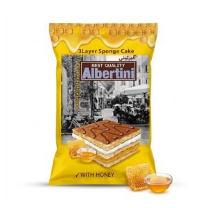 Albertini 3 Layer Sponge Cake with Honey, 40g Albertini 3 Layer Sponge Cake with Honey, 40g