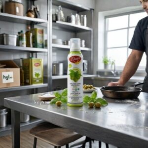 Al Jazira Organic Extra Virgin Olive Oil with Basil Spray, 200ml