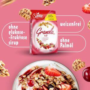 Sante Granola Fruit, 350g