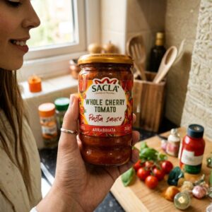 Sacla Whole Cherry Tomato Arrabbiata Pasta Sauce, 350g