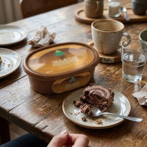 Halwani Bros Al Nakhla Finest Halawa with Chocolate, 500g