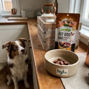 JerHigh Hot Dog Bar Chicken & Liver Dog Food, 150g