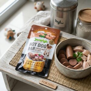 JerHigh Hot Dog Bar Chicken & Liver Dog Food, 150g