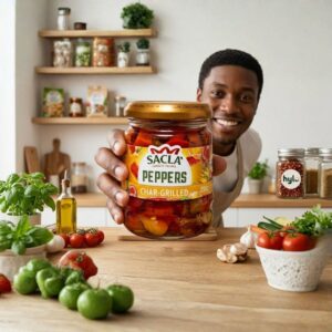 Sacla Chargrilled Peppers, 290g