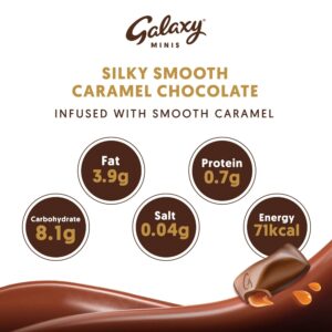 Galaxy Minis Caramel Chocolate, 154g (11 pieces)