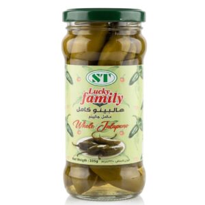 Lucky Family Pickled Whole Jalapenos, 335g Lucky Family Pickled Whole Jalapenos, 335g