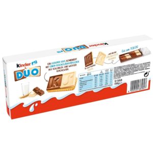 Kinder Duo Biscuits, 12x12.5g (Total 150g)