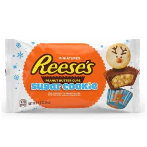 Reese's Miniatures Peanut Butter Cups Sugar Cookie Flavour, 280g Reese's Miniatures Peanut Butter Cups Sugar Cookie Flavour, 280g
