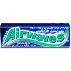 Wrigley's Airwaves Menthol & Eucalyptus Sugar-Free Gum, 14g Wrigley's Airwaves Menthol & Eucalyptus Sugar-Free Gum, 14g