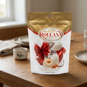 Rollana Wafer Balls with Cream, Almond & Coconut, 240g