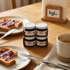 d'arbo All Natural Cherry Jam, 4x28g