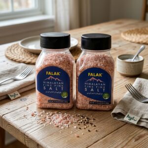 Falak Himalayan Fine Pink Salt, 2 x 400g