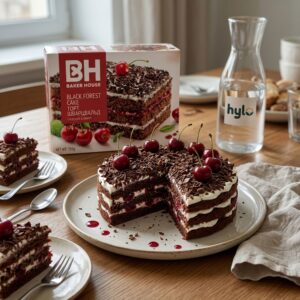 Baker House Black Forest Cake, Chocolate & Cherry, 350g