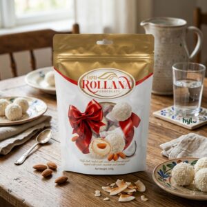 Rollana Wafer Balls with Cream, Almond & Coconut, 240g