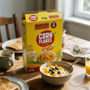 Bakers Corn Flakes Breakfast Cereal, 375g