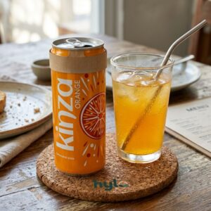 Kinza Orange Carbonated Drink, 250ml