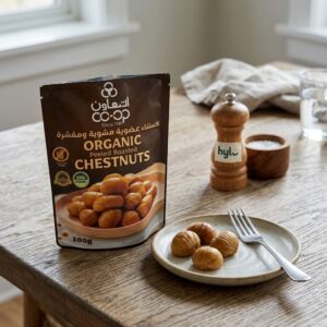 Co-op Organic Peeled Roasted Chestnuts, 100g